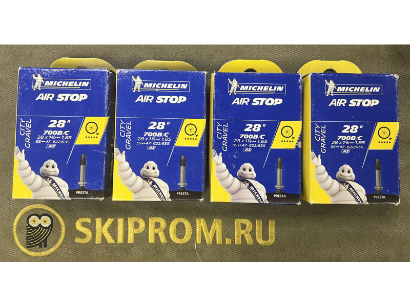 камера MICHELIN A3 AIR STOP 28 700*35-47C FV 40ММ.