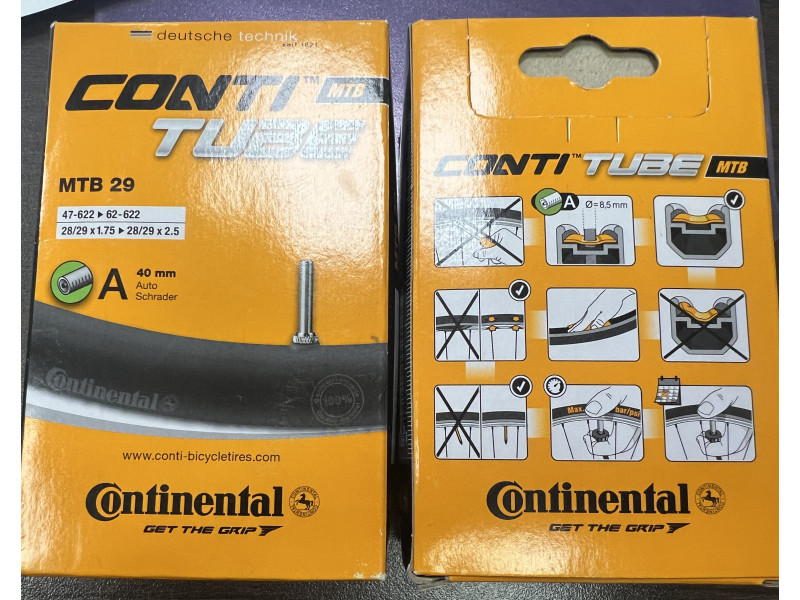 Камера Continental MTB 29 47-622,62 -622, 28/ 29x1.75, 28/29 x2.5  40mm