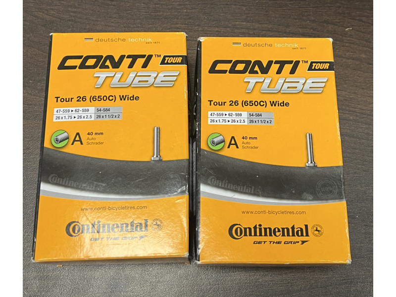 камера велосипедная CONTINENTAL Tour 26" (650C) Hermetic Plus, 37-559 / 47-597, A40-2