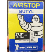 Камера Michelin B4 Airstop  BUTYL 27,5"x1,9-2,6", 60mm, вело ниппель