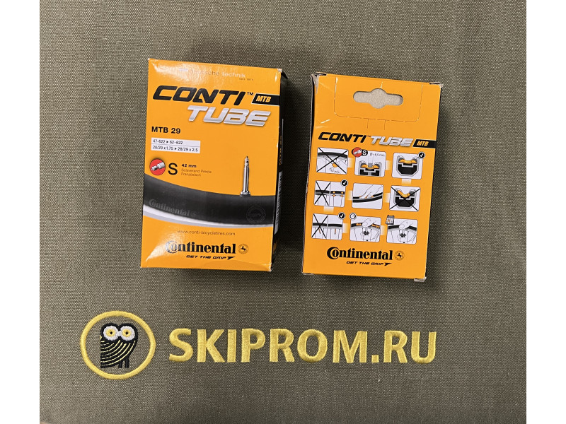 Камера Continental MTB 29 47-622,62 -622, 28/ 29x1.75, 28/29 x2.5 S 42mm