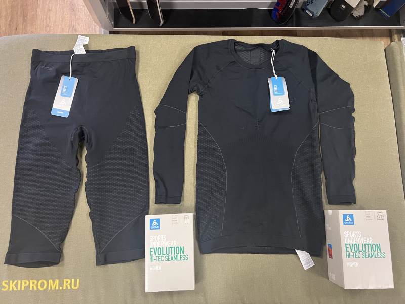  Термобельё спортивное  женское  S c длинным рукавом ODLO  Evolution  Швейцария новое-7