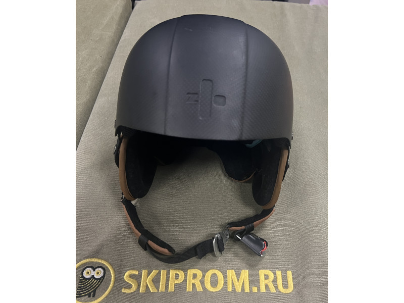 Шлем гoрнолыжный  карбон/ кожа  сustom air Zai размер XS-S 